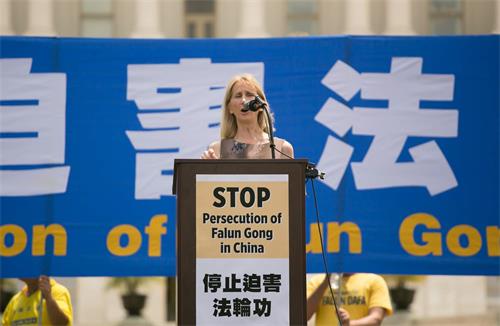 圖14：美國基督教自由組織（ Christian Freedom International）主席溫蒂﹒萊特（Wendy Wright）