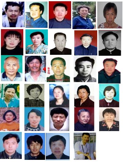 '圖1：齊齊哈爾市被迫害致死的29名法輪功學員'