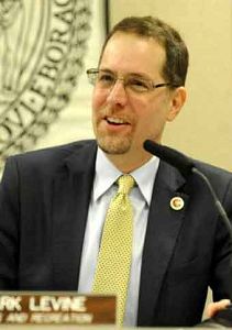 紐約市第七選區市議員馬克•萊文（Mark Levin）