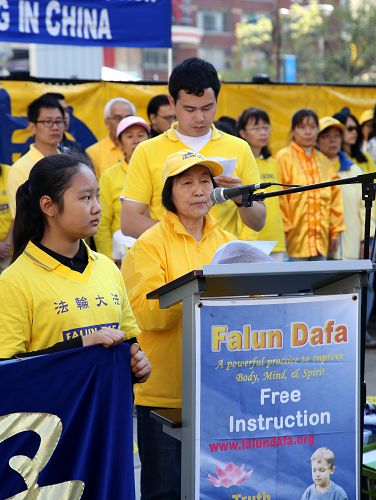 圖6：原清華大學員工崔子經女士回憶四‧二五上訪經歷