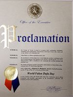 紐約長島拉撒縣（Nassau county executive）執行長愛德華•曼加諾頒發的褒獎