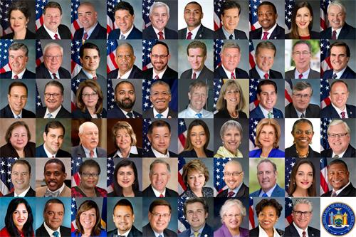 '圖3：從左至右是發起人參議員Jen Metzger， 五十八個參議員Joseph P. Addabbo Jr，Fred Akshar，George A. Amedore， Jr.，Robert E. Antonacci，Jamaal T.，　Bailey，Brian A. Benjamin，Alessandra Biaggi，Phil Boyle，Neil D. Breslin，John E. Brooks，David Carlucci，Leroy Comrie，Simcha Felder，John J. Flanagan，Rich Funke，Patrick M. Gallivan，James Gaughran，Michael Gianaris，Joseph A. Griffo，Pete Harckham，Pamela Helming，Brad Hoylman，Robert Jackson，Chris Jacobs，Daphne Jordan，Todd Kaminsky，Brian Kavanagh，Timothy M. Kennedy，Liz Krueger，Andrew J. Lanza，Kenneth P. LaValle，Betty Little，John C. Liu，Monica R. Martinez，Rachel May，Shelley B. Mayer，Velmanette Montgomery，Thomas F. O'Mara，Robert G. Ortt，Kevin S. Parker，Roxanne J. Persaud，Jessica Ramos，Michael H. Ranzenhofer，Patty Ritchie，Gustavo Rivera，Joseph E. Robach，Julia Salazar，James Sanders Jr.，Diane J. Savino，Luis R. Sepúlveda，Sue Serino，José M. Serrano，James L. Seward，James Skoufis，Toby Ann Stavisky，ndrea Stewart-Cousins，James Tedisco 和Kevin Thomas共同提議，在參議院全體會議上宣讀並通過。'