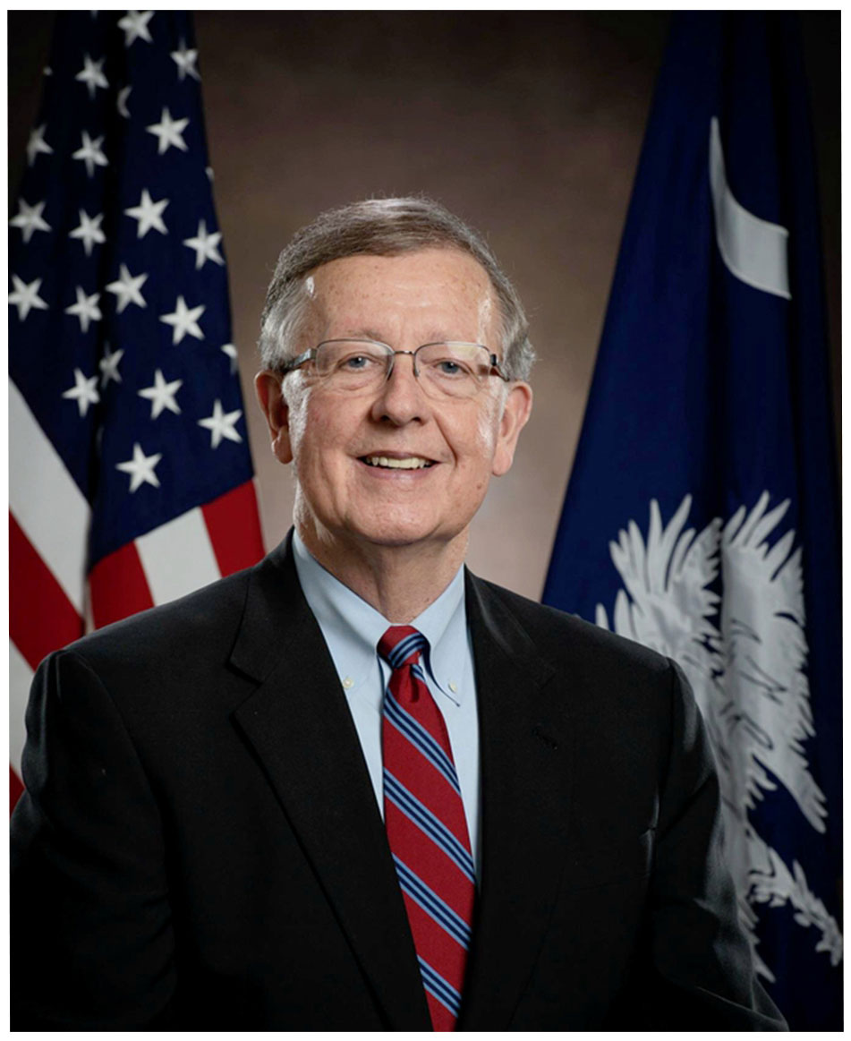 '圖4：南卡羅來納州第2選區州眾議員威肯西默發賀信歡迎民眾觀賞神韻演出。'